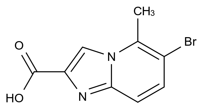 1000845-67-9_6-bromo-5-methylimidazo[1,2-a]pyridine-2-carboxylic acid
